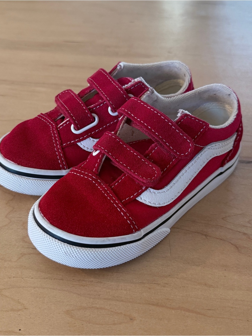 Toddler Vans Red 9.5